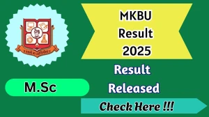 MKBU Result 2025 Out at mkbhavuni.edu.in Direct Link to Download PG Course Result