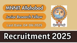 MNNIT Allahabad Junior Research Fellow Recruitment 2025 - Apply Offline