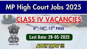 MP High Court Recruitment 2025 - Apply Online for 78 Class IV, Liftman, Driver Posts