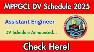 MPPGCL Assistant Engineer DV Schedule 2025: Check Document Verification Date @ mppgcl.mp.gov.in