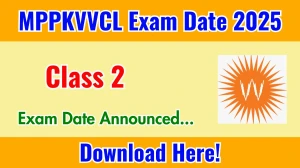 MPPKVVCL Class 2 Exam Date 2025 Announced at mpwz.co.in Exam details here