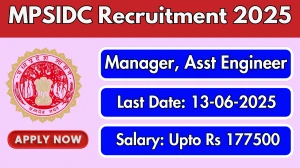 MPSIDC Recruitment 2025 - Apply Online for 18 Manager, Assistant Engineer Posts MPSIDC Recruitment 2025 - Apply Online for 18 Manager, Assistant Engineer Posts