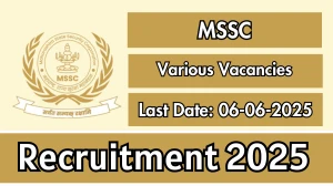 MSSC Recruitment 2025 - Apply Offline for 30 Security Supervisor Officer, Joint Director Posts MSSC Recruitment 2025 - Apply Offline for 30 Security Supervisor Officer, Joint Director Posts