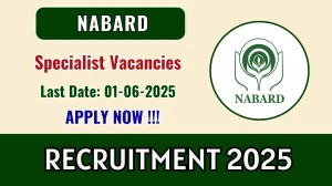 NABARD Specialist Recruitment 2025 - Apply Online for 06 Posts NABARD Specialist Recruitment 2025 - Apply Online for 06 Posts