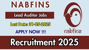 NABFINS Lead Auditor Recruitment 2025 - Apply Online NABFINS Lead Auditor Recruitment 2025 - Apply Online