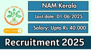 NAM Kerala Recruitment 2025 - Apply Offline for 02 Data Programmer, Procurement Officer Posts NAM Kerala Recruitment 2025 - Apply Offline for 02 Data Programmer, Procurement Officer Posts