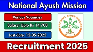 National Ayush Mission Recruitment 2025 - Apply Offline for Multi Purpose Worker, Ayurveda Therapist Posts