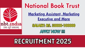 National Book Trust Recruitment 2025 - Apply Offline for 03 Marketing Assistant, Marketing Executive and More Posts National Book Trust Recruitment 2025 - Apply Offline for 03 Marketing Assistant, Marketing Executive and More Posts