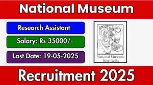 National Museum Research Assistant Recruitment 2025 - Apply Offline for 02 Posts
