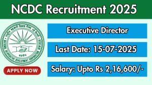 NCDC Executive Director Recruitment 2025 - Apply Offline