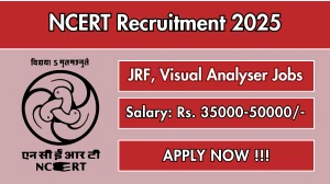 NCERT Recruitment 2025 – Walk in for 08 Junior Project Fellow, Visual Analyser Posts NCERT Recruitment 2025 – Walk in for 08 Junior Project Fellow, Visual Analyser Posts