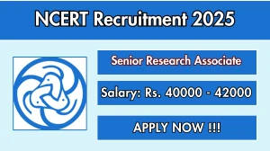 NCERT Senior Research Associate Recruitment 2025 – Walk in for 01 Posts NCERT Senior Research Associate Recruitment 2025 – Walk in for 01 Posts