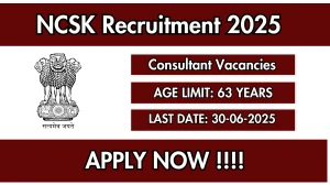 NCSK Consultant Recruitment 2025 - Apply Offline for 01 Posts NCSK Consultant Recruitment 2025 - Apply Offline for 01 Posts