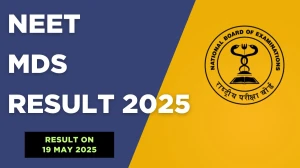 NEET MDS Result Date 19 May 2025 Out at natboard.edu.in How to check Results Here