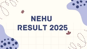 NEHU Result 2025 Released at nehu.ac.in Direct Link to Download 1st, 3rd Semester Result