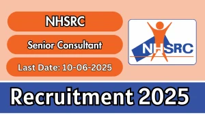 NHSRC Senior Consultant Recruitment 2025 - Apply Online