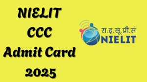 NIELIT CCC Admit Card 2025 Out Download Online @ student.nielit.gov.in Check NIELIT CCC Date