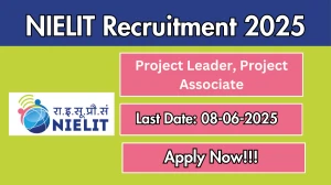 NIELIT Recruitment 2025 - Apply Offline for 02 Project Leader, Project Associate Posts