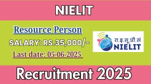 NIELIT Resource Person Recruitment 2025 - Apply Online NIELIT Resource Person Recruitment 2025 - Apply Online