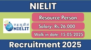 NIELIT Resource Person Recruitment 2025 – Walk in