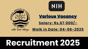 NIH Recruitment 2025 - Walk in for 18 Project Scientist, JRF and More Posts NIH Recruitment 2025 - Walk in for 18 Project Scientist, JRF and More Posts