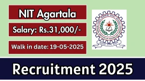 NIT Agartala Project Associate I Recruitment 2025 – Walk in