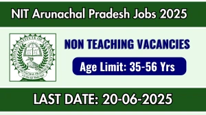 NIT Arunachal Pradesh Recruitment 2025 - Apply Online for 03 MO, Executive Engineer and More Posts NIT Arunachal Pradesh Recruitment 2025 - Apply Online for 03 MO, Executive Engineer and More Posts