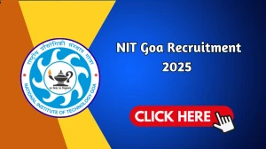 NIT Goa Junior Research Fellow Recruitment 2025 - Apply Offline for 01 Posts