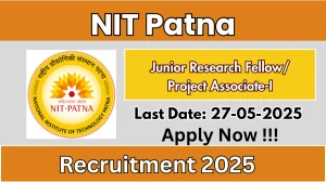 NIT Patna Junior Research Fellow/ Project Associate-I Recruitment 2025 - Apply Offline