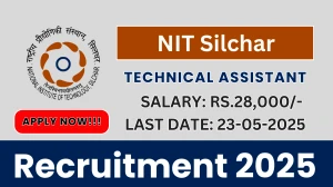 NIT Silchar Technical Assistant Recruitment 2025 - Apply Offline NIT Silchar Technical Assistant Recruitment 2025 - Apply Offline