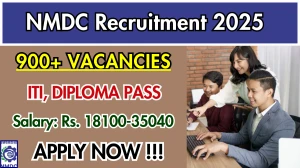 NMDC Trainee Recruitment 2025 - Apply Online for 995 Field Attendant, Electrician and More Posts NMDC Trainee Recruitment 2025 - Apply Online for 995 Field Attendant, Electrician and More Posts