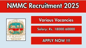 NMMC Recruitment 2025 - Apply Offline for 36 MO, Staff Nurse and More Posts