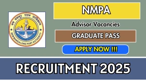 NMPA Advisor Recruitment 2025 - Apply Offline for 01 Posts NMPA Advisor Recruitment 2025 - Apply Offline for 01 Posts