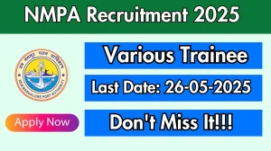 NMPA Graduates or Diploma Apprentice Trainee Recruitment 2025 - Apply Offline for 24 Posts