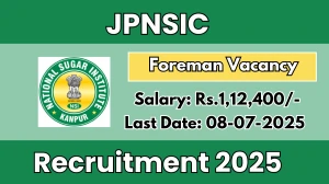 NSI Foreman Recruitment 2025 - Apply Offline NSI Foreman Recruitment 2025 - Apply Offline