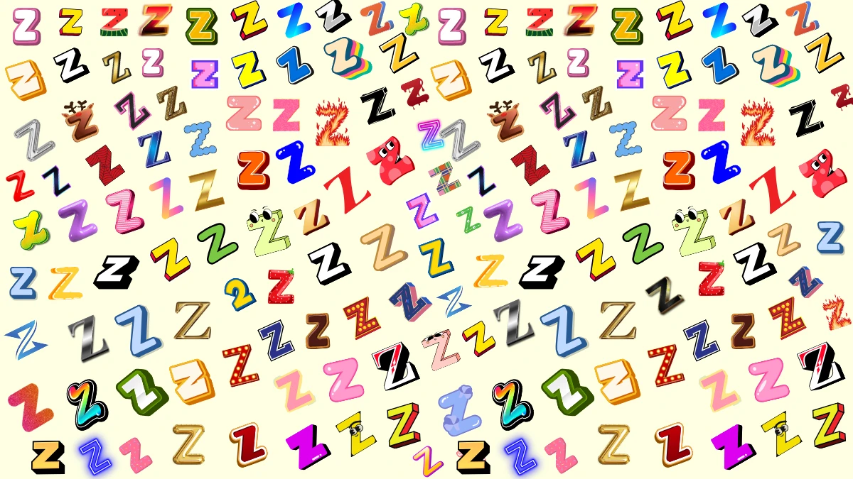 Observation Find it Out: Within 5 Seconds Spot The Number 2 among Z