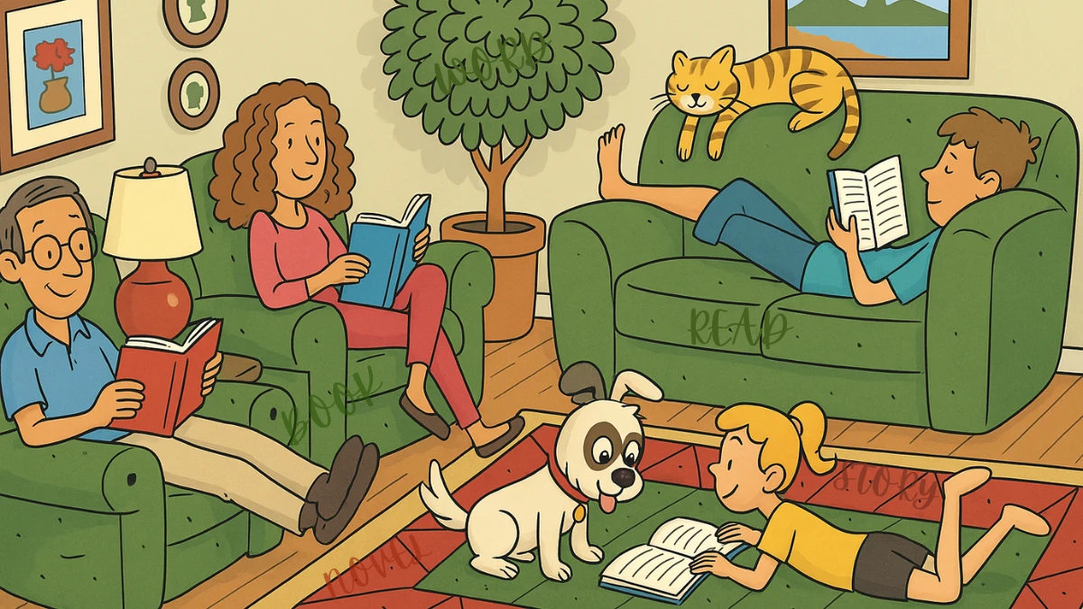 Observation Skills Test: Only A Eagle Eye Can Spot the 5 Hidden Words in this Living Room Image within 10 Seconds