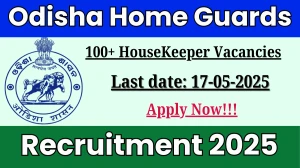 Odisha Home Guards HouseKeeper Recruitment 2025 - Apply Offline for 102 Posts