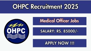 OHPC Medical Officer Recruitment 2025 - Apply Offline OHPC Medical Officer Recruitment 2025 - Apply Offline