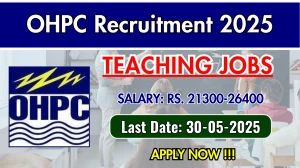 OHPC Recruitment 2025 - Apply Offline for 10 PET, Assistant Teacher Posts