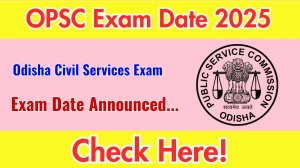 OPSC OCS Exam Date 2025 Announced at opsc.gov.in Exam details here OPSC OCS Exam Date 2025 Announced at opsc.gov.in Exam details here
