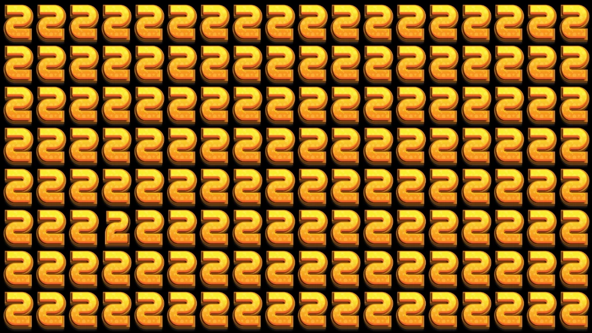 Optical Illusion: Within 7 Seconds Spot The Number 2 among Inverted S