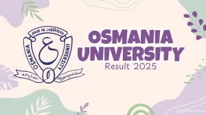 Osmania University OU Result 2025 Released at osmania.ac.in Direct Link to Download 1st, 2nd, 3rd, 4th, 5th, 6th Sem Result
