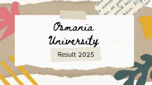 Osmania University Result 2025 Released at osmania.ac.in Direct Link to Download UG and PG Courses Result