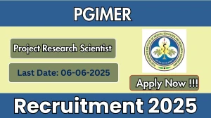 PGIMER Project Research Scientist l Recruitment 2025 - Apply Online PGIMER Project Research Scientist l Recruitment 2025 - Apply Online