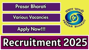 Prasar Bharati Recruitment 2025 - Apply Offline for 03 Packaging Assistant, Copy Editor and Other Posts Prasar Bharati Recruitment 2025 - Apply Offline for 03 Packaging Assistant, Copy Editor and Other Posts