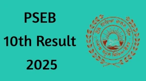 PSEB 10th Result 2025 Out at pseb.ac.in How to check Results Here