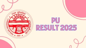 PU Result 2025 Released at puchd.ac.in Direct Link to Download PG Course Result
