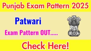 Punjab Patwari Exam Pattern 2025 Punjab Patwari Exam Pattern 2025