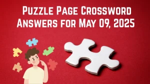 Puzzle Page Crossword Answers for May 09 2025